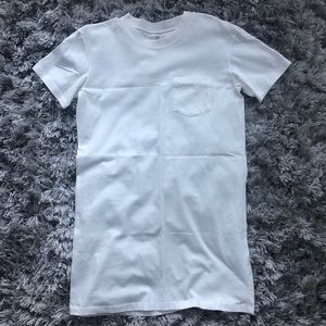 Madewell Pocket T Dress in white